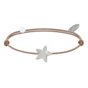 Les Poulettes Bijoux - Bracelet Lien Etoile D'argent - Classics - Neuf