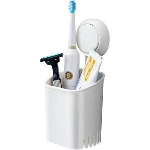 Kalanka-Brosses &Agrave; Dents Electrique, Supports De Brosse &Agrave; Dents, Ventouse, Sans Per&ccedil;age, Rangement Amovible &Eacute;tanche Pour Brosse &Agrave; Dent Et Dentifrice, Blanc - Neuf