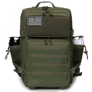 Sac À Dos Molle Dulbackpack Pour Homme,Sac À Dos De Chasse Et De Survie,Sac À Dos De Randonnée En Plein Air Edc,Porte-Bouteille De Sorcière,45l - Type 1.0 Green - Neuf