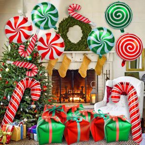 Jeu De Décoration De Ballons De Noël 32 Pièces, Cadeau Sous La Forme De La Canne À Sucre - Neuf