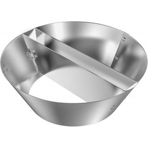 Ulteronixshop-Panier Charbon en Acier Inoxydable pour Weber 47/57/67CM Kettle Grill, Vortex Barbecue avec R&eacute;servoir d'eau, Paniers &agrave; Charbon de Bois pour Chaleur Directe et Indirecte - Neuf