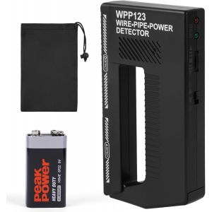 MEVRONISSHOP-Flintronic Wpp123 D&eacute;tecteur, M&eacute;taux Petit Pinpointer D&eacute;tecteur, M&eacute;taux Scanner Mural avec Haute Sensibilit&eacute; & Alarme R&eacute;glable pour C&acirc;bles, Tuyaux & Tension Mur Stud Finder(Pile Included) - Neuf
