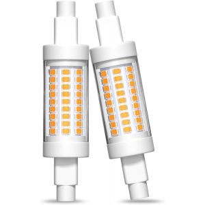 Kalanka-Ampoule Led R7s 78mm, 6w Dimmable Blanc Chaud 2200k Sans Lumi&iquest;&iquest;Re Bleue Led J78 R7s, &iquest;&iquest;Quivalent &iquest;&iquest; Une 50w Halog&iquest;&iquest;Ne Pour Le Lampadaire, La Lampe De Table, La Lampe De Chevet(Lot De 2) - Neuf