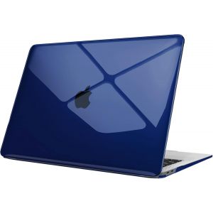 Coque Compatible Avec Macbook Air 13 M1 (A2337) / Macbook Air 13 2020 2019 2018 (A1932 / A2179) - Etui Rigide Housse De Protection En Plastique Mince Dur, Bleu Cristallin - Neuf