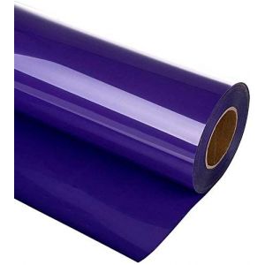 Tianyi-Rouleau Flex Thermocollant Pour Tissu-30cmx 300cm Pour Cricut & Silhouette Cameo-Rouleau Vinyle Thermocollant,Très Résistant Pourt-Shirts Et Vêtements, Facile À Couper Et À Désherber Violet - Neuf
