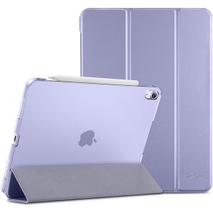 TIANYI-Coque pour iPad Air 11 Pouces (M3) 2025/(M2) 2024, Air 5&egrave;me 2022/4&egrave;me 2020 10.9 Pouces, &Eacute;tui de Protection Anti-Chute, Rabat Magn&eacute;tique Stable -Violet - Neuf