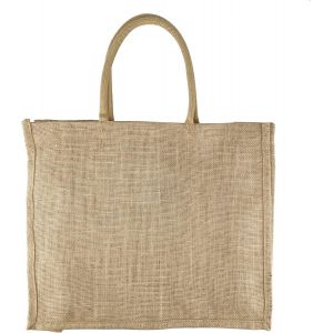 SJZG-Eko Sac Toile De Jute 42X36Cm - 100% Jute Shopper, Sac Cabas Shopping, Naturel Sacs - Robuste Et Grand - Neuf