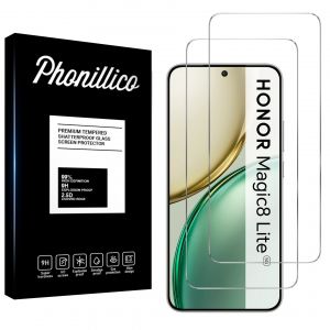 Verre Tremp&eacute; pour Honor Magic 8 Lite 5G [Pack 2] Film Vitre Protection Ecran Phonillico&reg; - Neuf