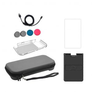 Étui De Protection Pour Game Switch Gamepad Protecteur D¿Écran Poignées De Pouce Travelcarry - Neuf
