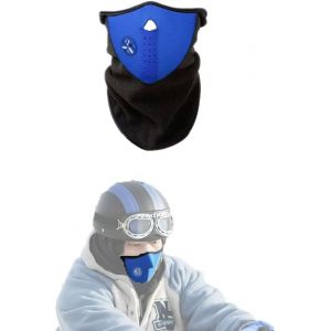 Jfkjg-Masque De Sport Demi-Visage En Néoprène Et Polaire Cache-Cou Pour Vélo, Moto, Ski, Course À Pied, Cyclisme, Escalade, Unisexe Froid Extérieur Coupe-Vent - Neuf