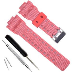 My Time Olibopo Natural Resin Replacement Watch Band Strap For Casio Mens G-Shock Gd120/Ga-100/Ga-110/Ga-100c - Neuf