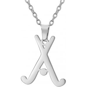 Kal-Collier De Hockey Bague De Hockey Redimensionnable Pendentif Sports De Hockey Sur Glace En Acier Inoxydable Bijoux D'inspiration Unique - Neuf