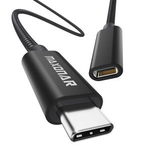 JGD-Rallonge USB C 1,5 m USB3.2 (10 Gbit/s) Type C Prise d'extension 5A Charge pour MacBook Pro 2022 M2 Pro M1 Max i Pad air 5 Samsung Note20 Galaxy S23/S22/S21 Tab S9 Pixel 8 Pro Dell XPS Noir - Neuf