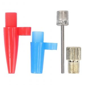 2 Ensembles De Pompe Ballon Gonflage Kit D'aiguille Tête De Convertisseur Pour Matelas Pneumatique Ballon - Neuf