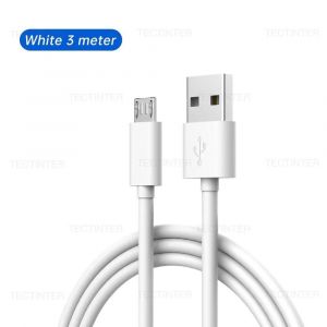 Pipeline-C&acirc;ble De Charge Rapide Usb, Micro Directions Pour Chargeur De T&eacute;l&eacute;phone Android, C&acirc;ble De Donn&eacute;es, Xbox One, Contr&ocirc;leur Ps4, 1m, 2m, 3m.White-3m. - Neuf
