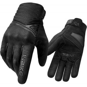 Letnerny-Gants Moto Hiver Épais Gants Vtt Respirant Imperméable, Gants À Écran Tactile Plein Doigt Antidérapant Idéal Pour Vélo Exercice Sport Running Ski Snowboard Moto Im902w - Neuf