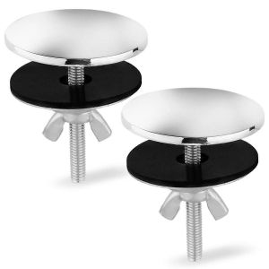 Couvercles De Trou D'&eacute;vier De Cuisine De 2 Pouces,Couvercle De Trou De Robinet En Acier Inoxydable Capuchon De Bouchon De Trou De Robinet D'&eacute;vier Pour Leaka - Neuf