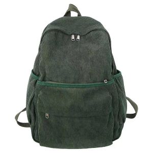 Preppy Velours Esth&eacute;tique Mignon Sac &agrave; dos pour le Coll&egrave;ge Casual Sac &agrave; dos de Grande Taille unique - Neuf