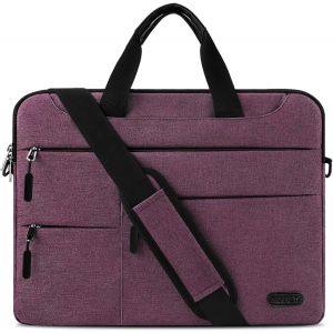 CAUC-Sacoche pour Ordinateur Portable 14-15.6 Pouces Sac &agrave; Main Porte-Documents &agrave; Bandouli&egrave;re Housse Imperm&eacute;able d'affaires Homme et Femme Mallette Laptop Bag - Neuf