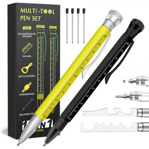 Cadeau Homme,Stylo Multifonction 14 En 1,Design Stylo &Agrave; Outils M&eacute;nager,Idee Cadeau Fete Des Peres,Cadeau Anniversaire Homme,Cadeau De Saint Valentin Pour Lui,Cadeau De No&euml;l - Neuf
