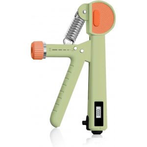 Checarzhn--No1-Hand Grip Musculation, Entraîneur De Doigts Réglable 5-60kg, Entraînement De Musculation Avant Bras, Hand Grip Avec Compteur, Résistance Réglable, Pour Musculation Main - Neuf