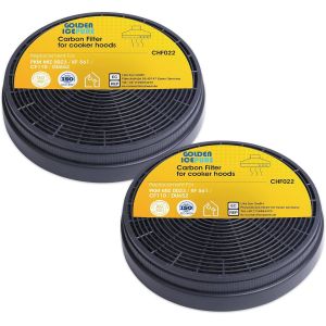 Filtre À Charbon Actif Compatible Avec Hottes Pkm Respekta Miz 0023/Bomann Kf 561 Pkm Cf110Du652, 2 Pièces[LAV1411] - Neuf