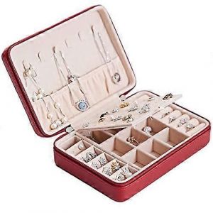Multi-Fonction Portable Organisateur De Bijoux Pour Boucles D'oreilles, Des Bagues, Des Bracelets & Colliers De 6,7 X 4,7 X 1,9 Pouces - Neuf