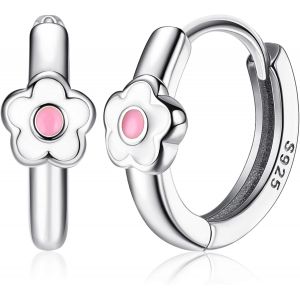 Daisy Créoles Femmes Sensibilité Et Légèreté Chez Les Filles 18k Plaqué Or Daisy Boucles D'oreilles Jolie Petite En Or Cartilagineux Pour Les Filles.[X3431] - Neuf