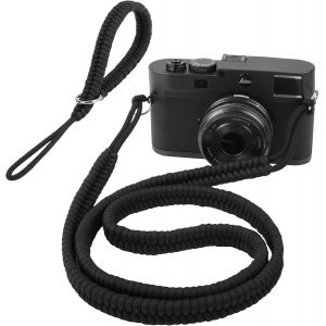 Courroie d'appareil photo,courroie d'épaule de 110cm avec courroies de poignet de 40cm,courroie d'appareil photo tissée en paracorde,pour Canon Fuji Micro Single et appareil photo DSLR - Neuf