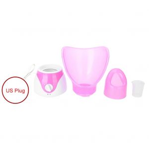 Vaporisateur Facial Pro Face Steamer Instrument De Spa Pour La Peau Retrecissement Des Pores Blanchiment Rose - Neuf