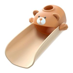 Dessin Animé En Silicone Pour Enfants Anti-Brûlure Et Éclaboussures Eau Marron - Neuf