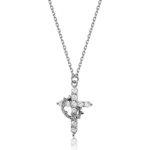Kales-Collier De Croix,Collier De Croix,Collier De Croix Pour Les Femmes,Pendentif De Croix,Collier De Croix Pour Les Hommes,Collier De Croix Avec Couronne - Neuf