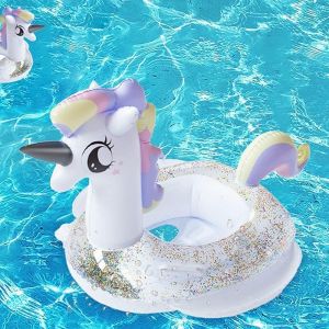 Dinosaure Sir&egrave;ne Licorne Flamant Bou&eacute;e B&eacute;b&eacute;, Anneau De Natation Pour B&eacute;b&eacute;, Bague De Natation Pour B&eacute;b&eacute; Flottant Avec Si&egrave;ge, Flotteur De Piscine Convient Aux B&eacute;b&eacute;s - Neuf