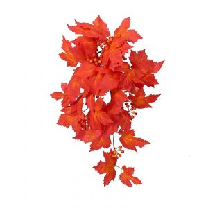 Arbre De No&euml;l Rouge De No&euml;l De Simulation De La Plante De D&eacute;coration Tenture Verte De La Plante De Simulation D'&eacute;rable Berry D&eacute;coration - Neuf