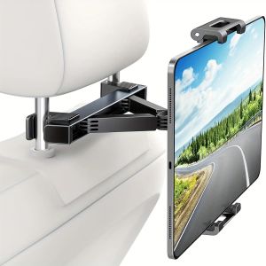 Support De T&eacute;l&eacute;phone De Voiture Et Support De Tablette Pour Si&egrave;ge Arri&egrave;re,Rotation &Agrave; 360 Degr&eacute;s,Support D'oreiller Pour Appui-T&ecirc;te Confortable Et De Haute Qualit&eacute;.Black. - Neuf