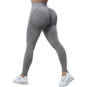 Jexnovashop-Legging De Sport Femme Yoga Scrunch Butt Lift Slim Fit Push Up Taille Haute Pantalon Collants De Compression Pour Gym Fitness Jogging Yoga - Neuf
