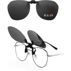 Lunettes De Soleil Polarisées À Clipser Légères À Clipser Pour Homme Et Femme Hd Anti-Reflet Uv400 - Neuf