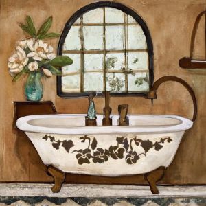 Ayuhr-Diy Salle De Bain Diamond Painting Accessoires, Paysages 5d Broderie Diamant Kit Complet Point De Croix Strass Diamant Painting, Peinture Diamant Craft Home Artisanat Murale Décor 35x35cm C5 - Neuf