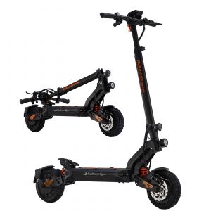 Kukirin G2 Master Trottinette Électrique Tout-Terrain 10 Pouces À Suspension Intégrale, Double Moteur 2400 W, 52 V 20,8 Ah, Vitesse Maximale 60 Km/H, Autonomie 70 Km (Dernière Version - Yc) - Noir - Neuf