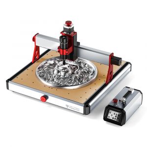 Routeur CNC TWO TREES TTC450 Ultra, broche de 500 W, double mode CNC et laser, haute pr&eacute;cision de 0,05 mm, &eacute;cran tactile IPS 3,5", zone de travail de 460 x 460 x 100 mm - Neuf