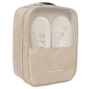 Sac À Chaussures,Sac À Chaussures De Voyage,Sac De Rangement Portable Étanche,Peut Contenir 3 Paires De Chaussures - Neuf