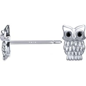 Boucles D'oreilles Animaux Mignons, Boucle D'oreille Papillon En Argent Sterling Cz Abeille Hibou, Boucles D'oreilles Hypoallergéniques Pour Les Filles[Bou9242869] - Neuf