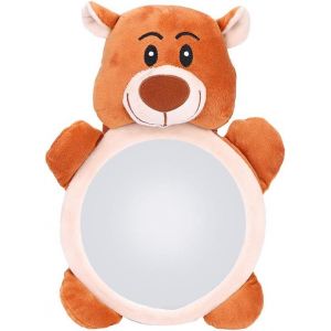 Subzonal-Miroir De Jouet De Si&egrave;ge De Voiture De Mod&egrave;le D'ours De Bande Dessin&eacute;e Pour Le Jouet &Eacute;ducatif De Peluche De B&eacute;b&eacute; Nouveau-N&eacute; - Neuf