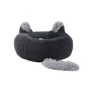 Coussin Pour Animaux De Compagnie Fulllucky En Peluche Avec Oreilles De Lapin- Un Coussin Douillet, Élégant Et Chaud Pour Un Confort Optimal En Automne Et En Hiver. - Neuf