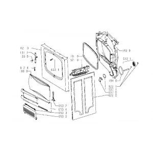 PORTE SECHE LINGE COMPLETE REP 1000 POUR SECHE LINGE WHIRLPOOL - 481244010871 - Neuf