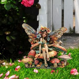 2d Fair Elf Fairy Decorative Jardin Papier créatif Ornement de pelouse - Neuf