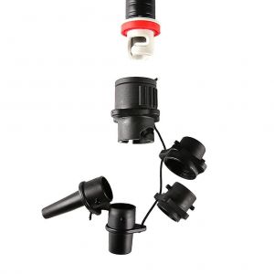 Adaptateur De Pompe Gonflable, Convertisseur De Pompe A Air Multifonctionnel, 4 Normes, Fixation De Valve D'air Conventionnelle Pour Bateau Gonflable - Neuf