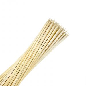 Brochettes De Bambou - Pack De 50, 12 Pouces, 5 Mm En Bois Robuste Brochette De B&acirc;tons Pour Les Grillades Et Les Ap&eacute;ritifs - Neuf