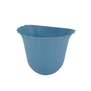 1pcs Coupelle Collecte Déchets Cuisine (Bleu), Poubelle Placard Cuisine, Poubelle De Cuisine Fixée Au Mur, Bacs À Ordures En Plastique, Bac Poubelle Collecteur Pour Plan De Travail - Neuf