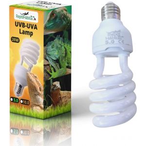 Kalanka-Ampoule Uvb 5.0 Uva 26w Pour Terrarium De Reptiles, Plantes Et Tortues, Lampe E27 Idéale Pour Tortues Et Pogona - Neuf